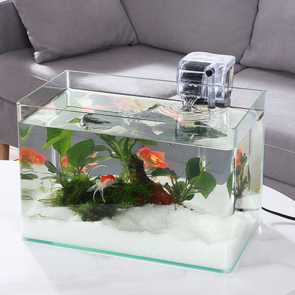 Thin Plug-in Filter Fish Tank Aquarium Waterfall