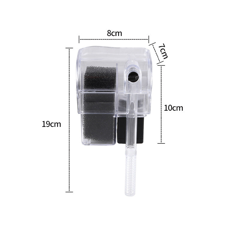 Thin Plug-in Filter Fish Tank Aquarium Waterfall