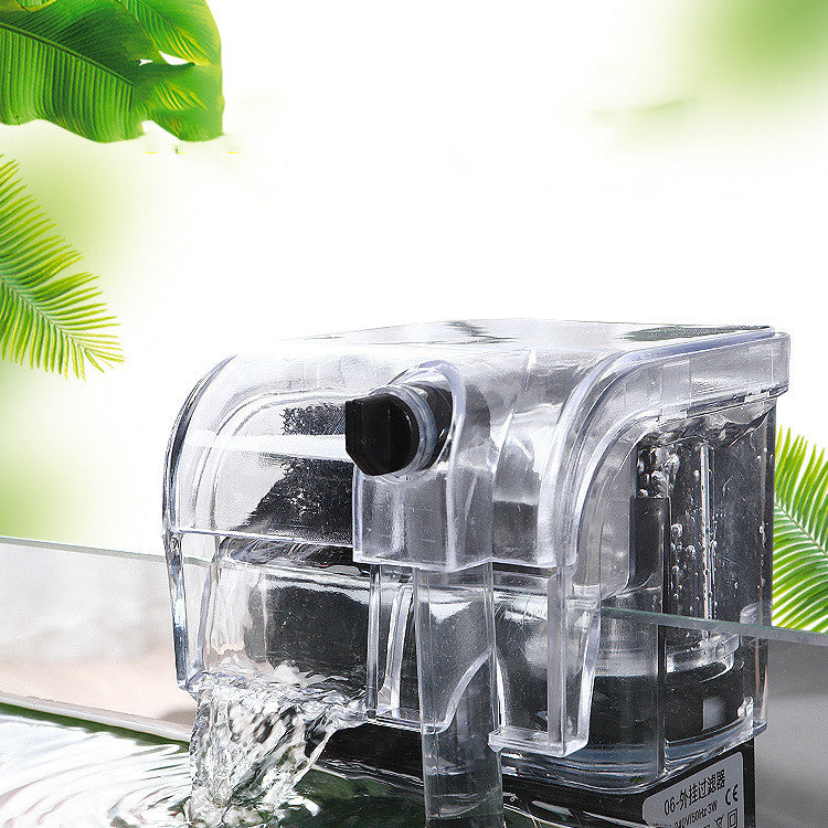 Thin Plug-in Filter Fish Tank Aquarium Waterfall