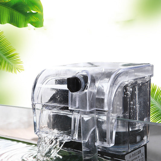Thin Plug-in Filter Fish Tank Aquarium Waterfall
